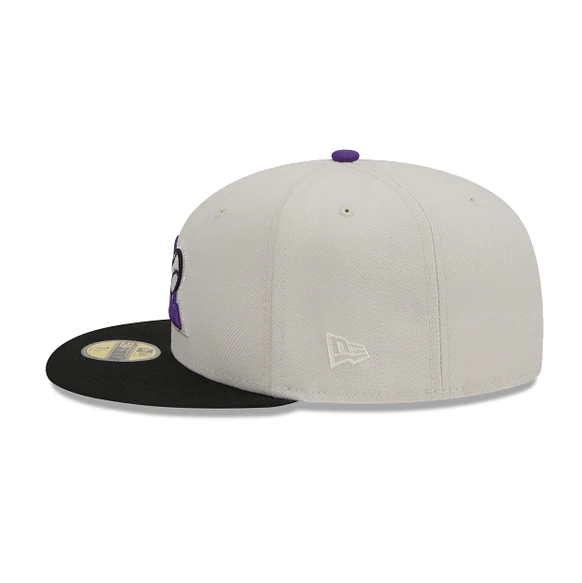 COLORADO ROCKIES X FRESNO GRIZZLIES "FARM TEAM" NEW ERA FITTED HAT