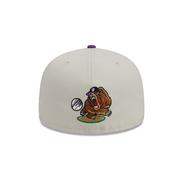 COLORADO ROCKIES X FRESNO GRIZZLIES "FARM TEAM" NEW ERA FITTED HAT