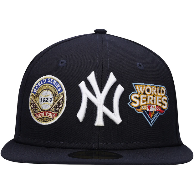 NEW YORK YANKEES HISTORIC WORLD SERIES CHAMPIONS NEW ERA FITTED HAT