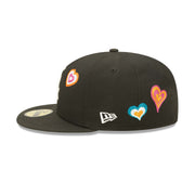 CHICAGO WHITE SOX CHAIN STITCH HEART NEW ERA FITTED CAP