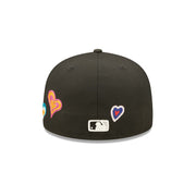 CHICAGO WHITE SOX CHAIN STITCH HEART NEW ERA FITTED CAP