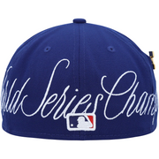 LOS ANGELES DODGERS ROYAL HISTORIC WORLD CHAMPIONS NEW ERA FITTED HAT