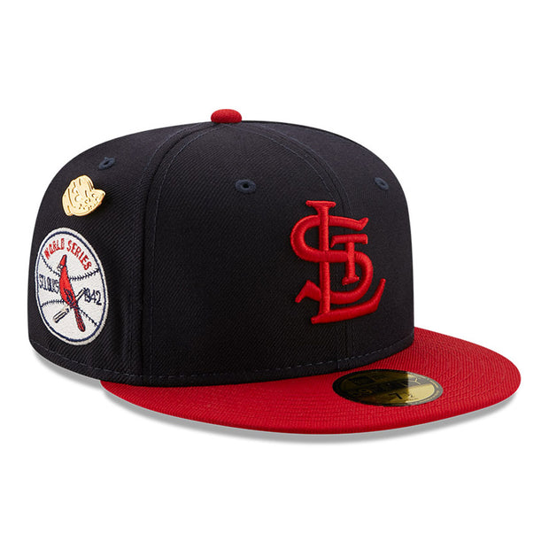 ST. LOUIS CARDINALS MLB LOGO HISTORY NEW ERA FITTED CAP