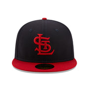 ST. LOUIS CARDINALS MLB LOGO HISTORY NEW ERA FITTED CAP