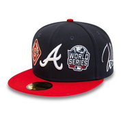 ATLANTA BRAVES HISTORIC WORLD SERIES CHAMPIONS NEW ERA FITTED CAP