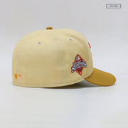 PHILADELPHIA PHILLIES 2008 WORLD SERIES "OLD GOLD DARK WILLOW " NEW ERA HAT