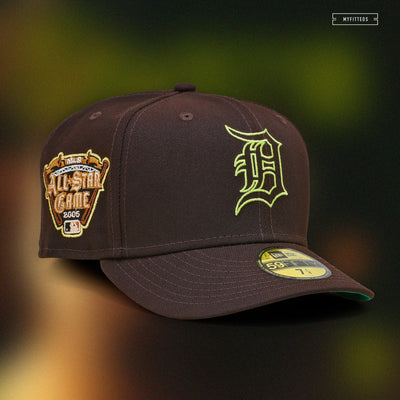 DETROIT TIGERS 2005 ALL-STAR GAME "DRIFTWOOD LIGHT EDAMAME " NEW ERA FITTED CAP