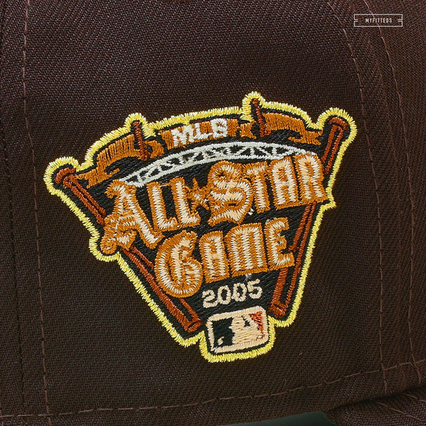 DETROIT TIGERS 2005 ALL-STAR GAME "DRIFTWOOD LIGHT EDAMAME " NEW ERA FITTED CAP