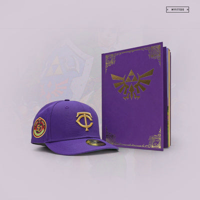 MINNESOTA TWINS 50TH ANNIVERSARY "OCARINA OF TIME INSPIRED" NEW ERA FITTED CAP