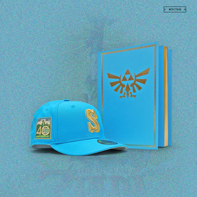 SEATTLE MARINERS 40TH ANNIVERSARY "SKYWARD SWORD INSPIRED" NEW ERA HAT