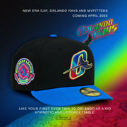 ORLANDO RAYS "UNIVERSAL STUDIOS" INSPIRED NEW ERA FITTED CAP