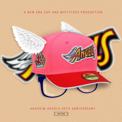 ANAHEIM ANGELS 40TH ANNIVERSARY MANGA NEW ERA HAT