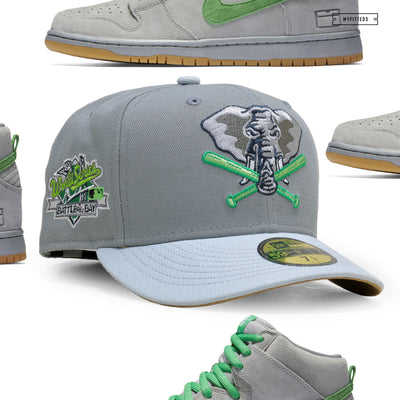 OAKLAND ATHLETICS 1989 WORLD SERIES BATTLE OF THE BAY "SB SILVER BOX" NEW ERA HAT