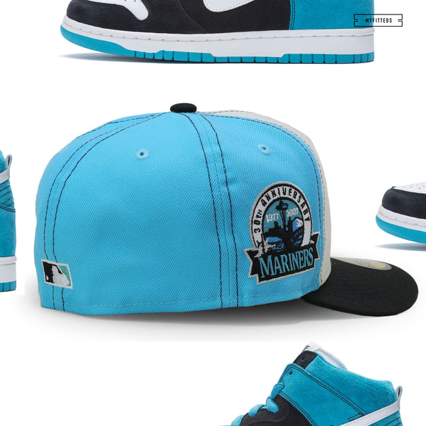 SEATTLE MARINERS 30TH ANNIVERSARY "NIKE DUNK HIGH SB SEND HELP INSPIRED" NEW ERA HAT