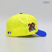 SEATTLE MARINERS 20TH ANNIVERSARY "MOON BEAM / BLUE SAPPHIRE" NEW ERA FITTED CAP