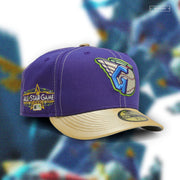 CLEVELAND GUARDIANS 2022 ALL-STAR GAME "PURPLE DRAB / METALLIC GOLD" NEW ERA HAT