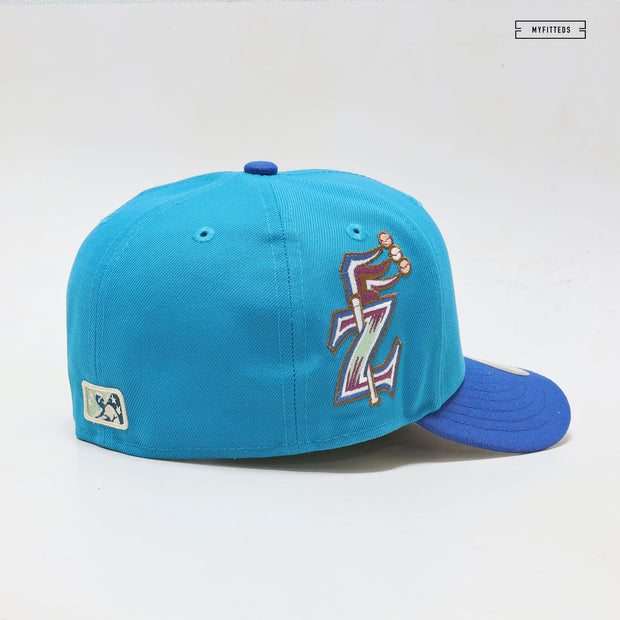 NEW ORLEANS ZEPHYR "TIDAL WAVE / DARK BALTIC BLUE" NEW ERA FITTED CAP