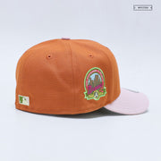 ATLANTA BRAVES 40TH ANNIVERSARY "OXIDIZED RUST / STRAWBERRY MILKSHAKE " NEW ERA HAT