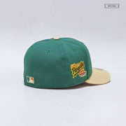 KANSAS CITY ROYALS 1985 WS 30TH ANNIVERSARY "FINE PINE / OLD GOLD" NEW ERA HAT