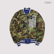 NEW ERA X ALPHA INDUSTRIES NEW YORK METS REVERSIBLE BOMBER JACKET
